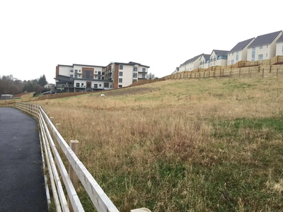 The site of the proposed 68-bed care home