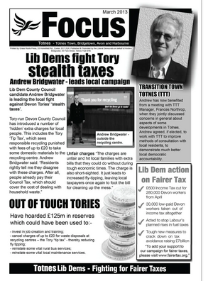 Lib Dem Focus (March 2013)