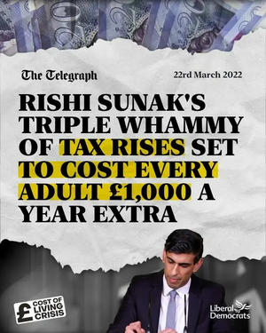 Sunak Tax Rises