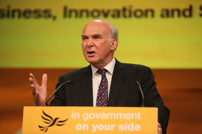 Business Secretary Dr Vince Cable