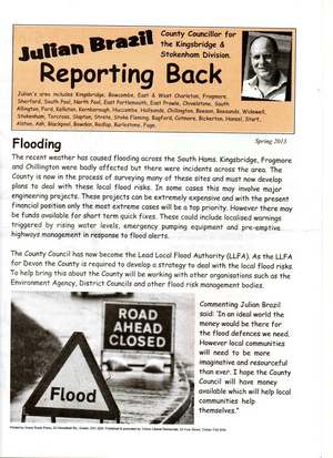 Julian Brazil - Reporting Back (page 1)